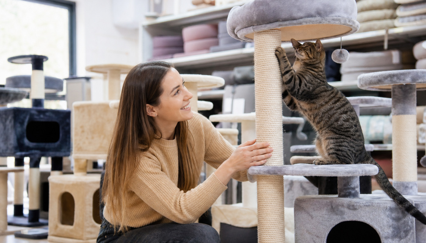 Wie wählt man den perfekten Kratzbaum für lebhafte Katzen?